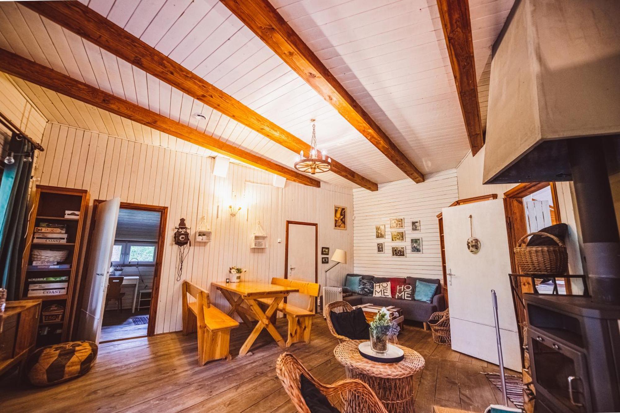 Cozy Nature Retreat With Patio Fireplace Garden Chalet Maciejowice